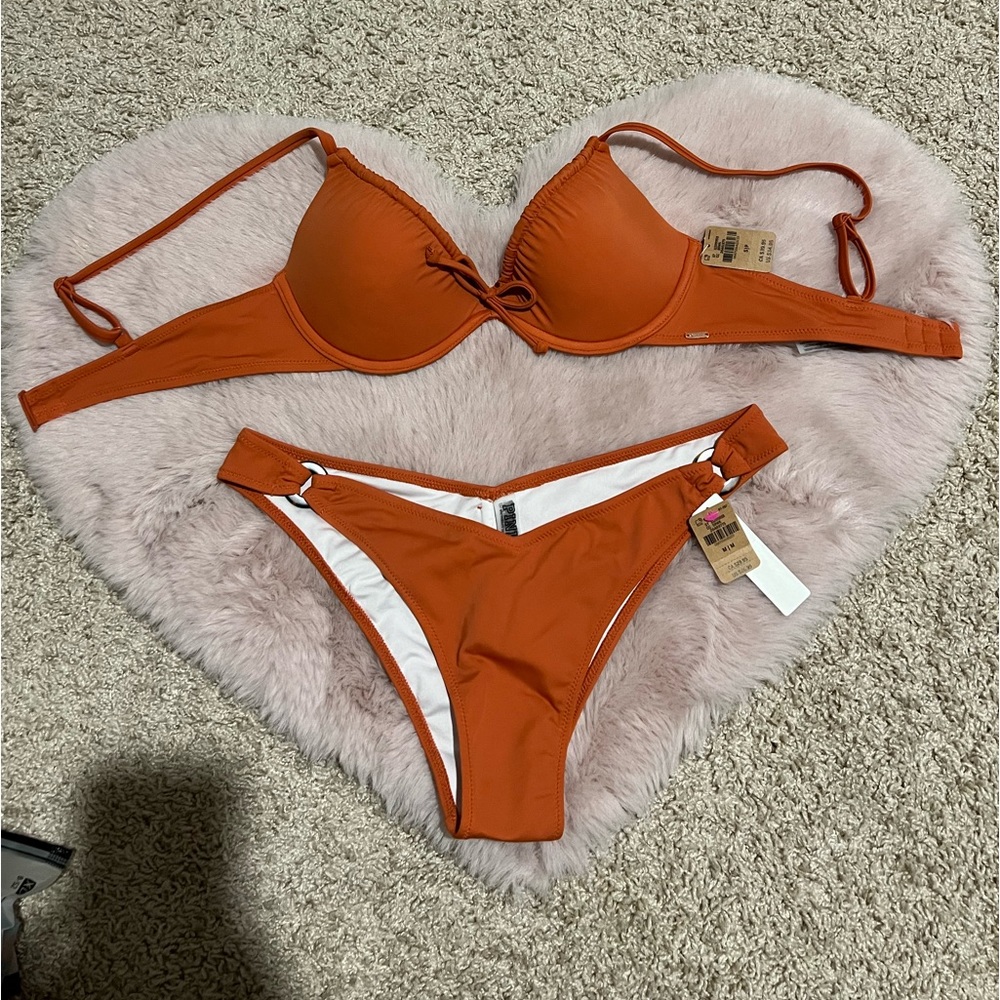 Victoria’s Secret PINK Bikini Burnt orange color
